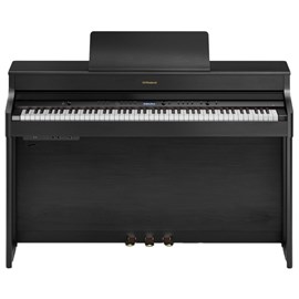 Piano Digital Roland HP702 com Móvel e Banco - Charcoal Black