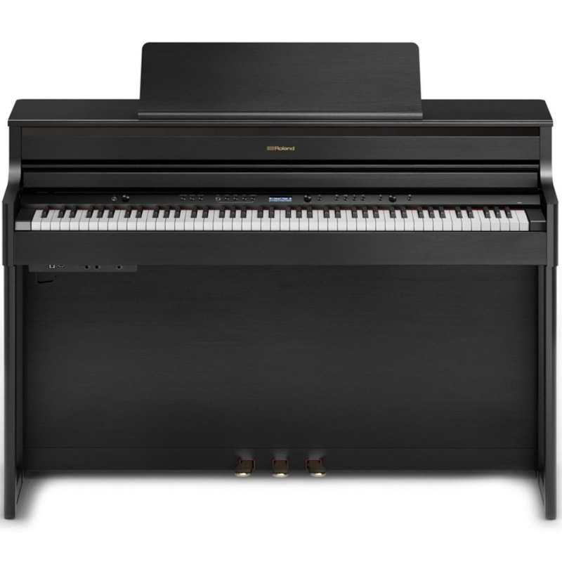 Piano Digital Roland HP704 CH Completo com Banco