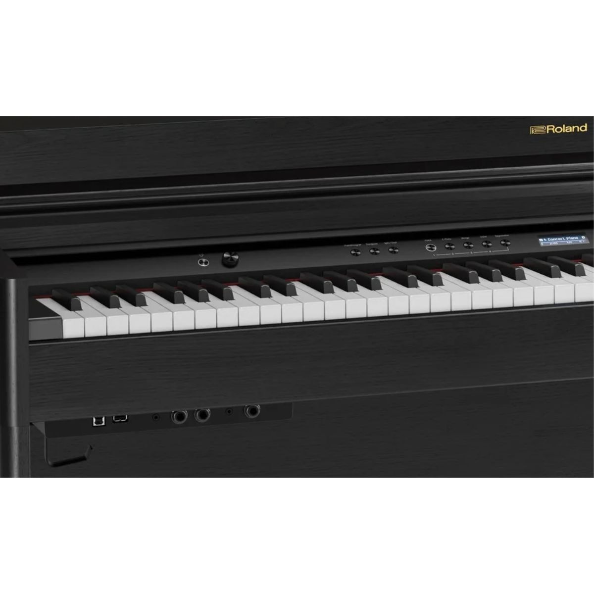 Piano Digital Roland HP704 com Banco - Charcoal Black Piano Digital Roland HP704 com Banco - Charcoal Black