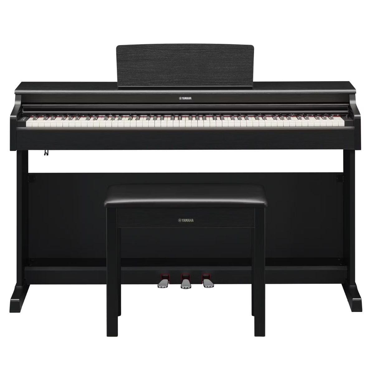DTM・DAW The Beatles Piano & Ensemble YAMAHA EOS Piano Digital Yamaha Arius YDP-165 com Banco 88 Teclas - Preto