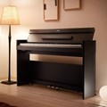 Piano Digital Yamaha Arius YDP-S55 com 88 Teclas Sensíveis - Preto