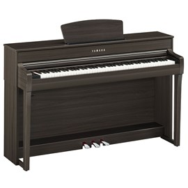 Piano Digital Yamaha Clavinova CLP-735 com 88 Teclas - Dark Walnut  (Peça de Showroom)
