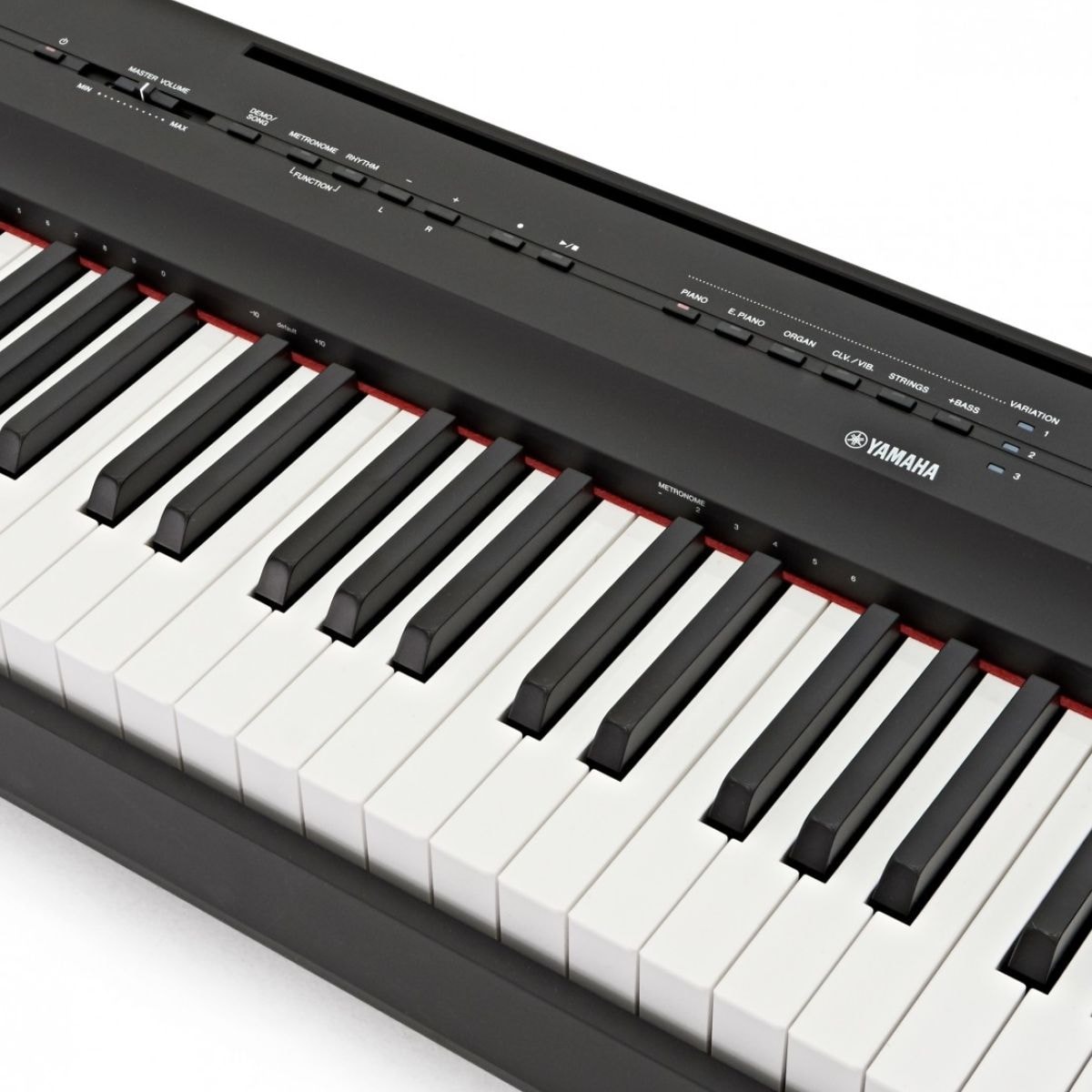 Piano Digital Yamaha P-125A com 88 Teclas - Preto
