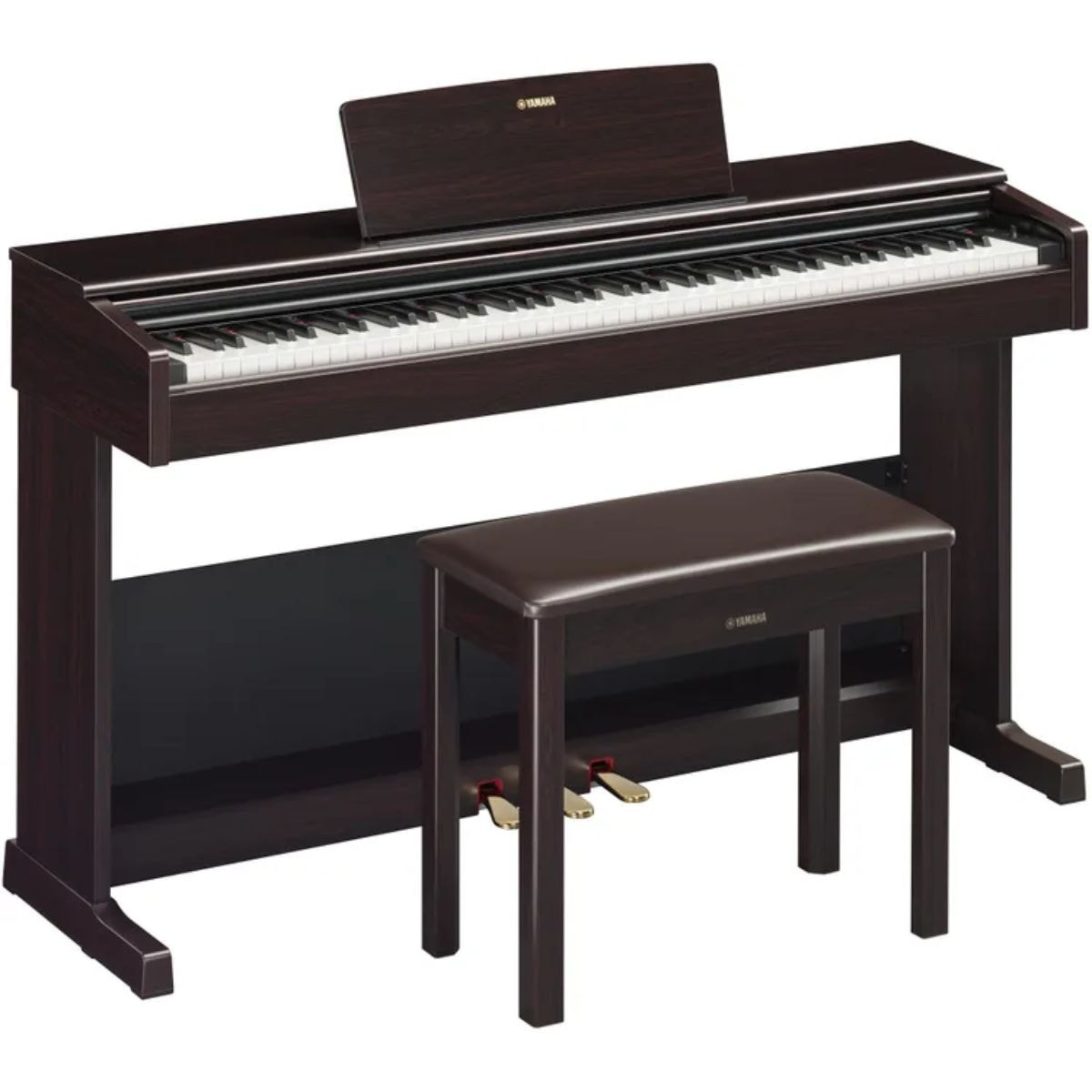 Piano Digital Yamaha YDP-105R Arius com Banco - Dark Rosewood