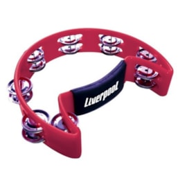 Pml-001 Pandeiro Meia Lua Vermelho Liverpool Pml-001 Pandeiro Meia Lua Vermelho Liverpool