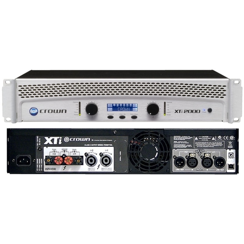 Potência Xti 2000 1000watts para Canal 2ohms - 120/240v