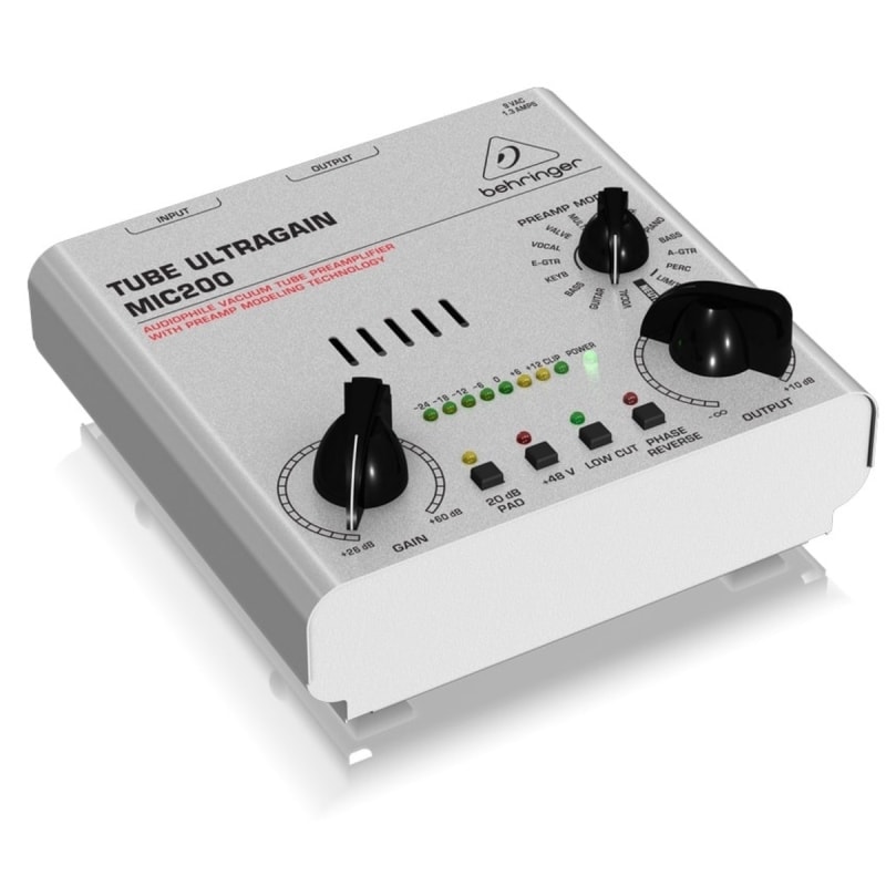 Pré Amplificador MIC 200 Tube Ultragain Valvulado Behringer Made in