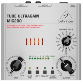 Pré Amplificador MIC 200 Tube Ultragain Valvulado Behringer Pré Amplificador MIC 200 Tube Ultragain Valvulado Behringer