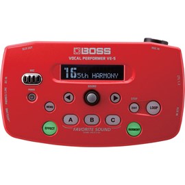 Processador para Voz VE5 Vocal Performer Boss - Vermelho (Red) (RD)