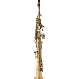 Saxofone Soprano Envelhecido com Tudel Reto e Tudel Curvo SP502 VG Eagle