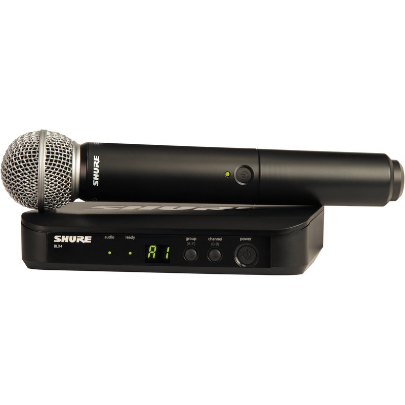 Sistema Sem Fio BLX 24 com Microfone SM 58 Frequência J10