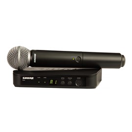 Sistema Sem Fio BLX24 com Microfone SM58 Frequência M15