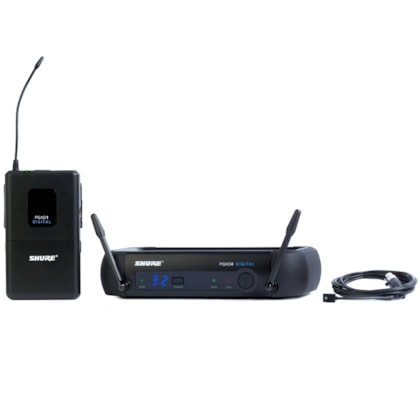 Sistema Sem Fio PGXD14 com Microfone Lapela WL93 Shure Sistema Sem Fio PGXD14 com Microfone Lapela WL93 Shure