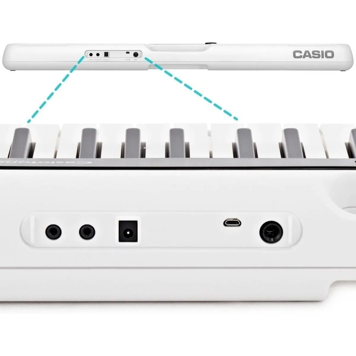 Teclado Arranjador Casio CT-S200 Casiotone 61 Teclas - Branco