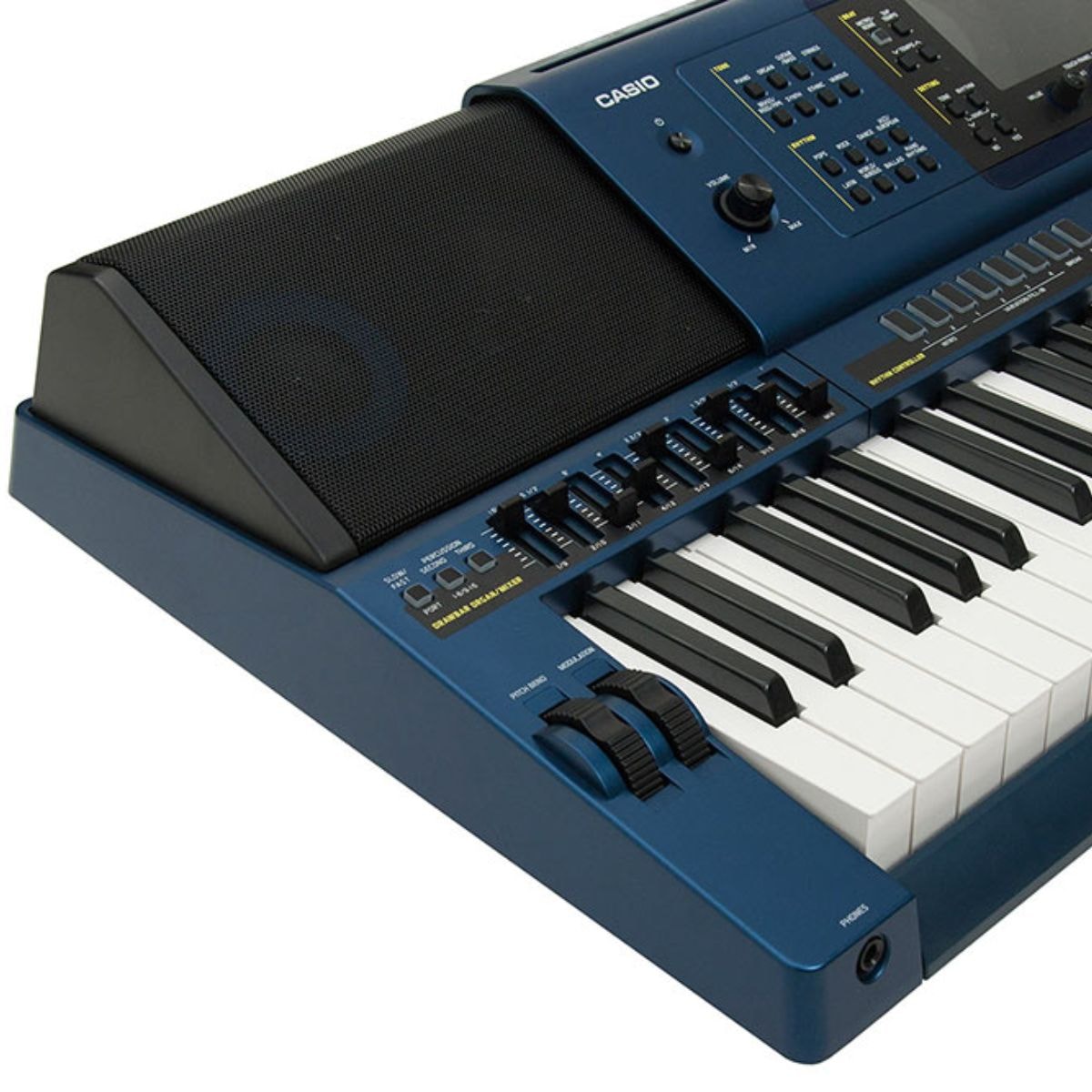Teclado Arranjador Casio MZ-X500 com 61 Teclas - Azul
