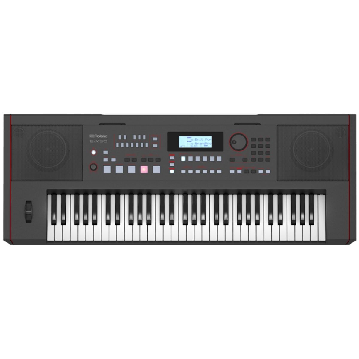 Teclado Arranjador Roland E-X50 com 61 Teclas - Preto