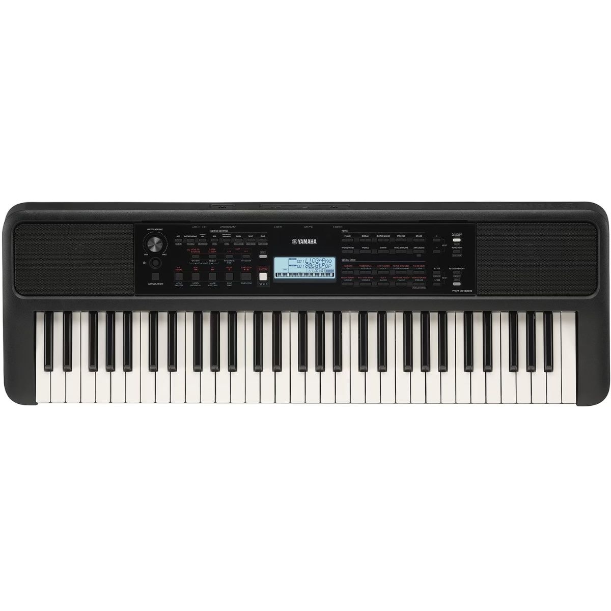 Teclado Arranjador Yamaha PSR E383 com 61 Teclas