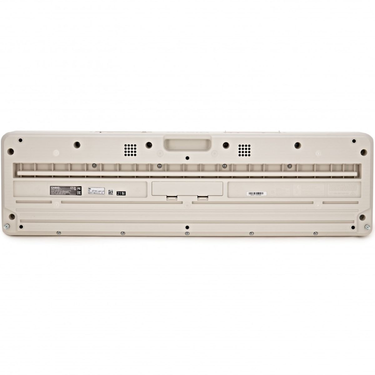 Teclado Casio Casiotone CT-S1 com 61 Teclas Sensitivas - Branco