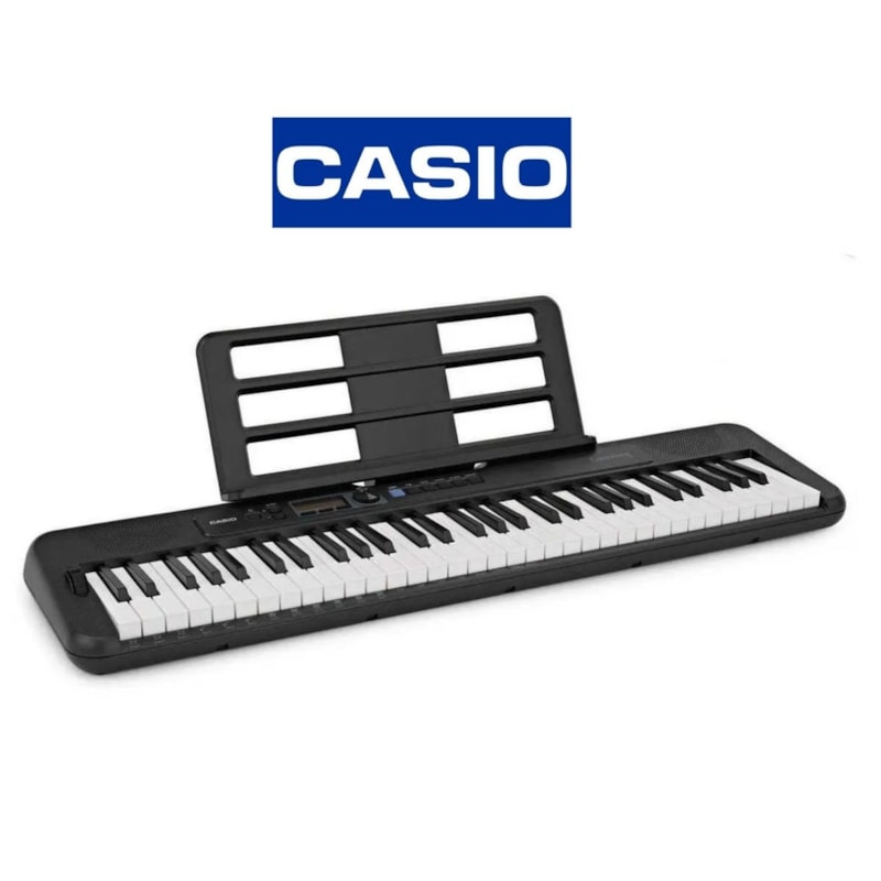Teclado Casio Casiotone CT-S300 com 61 Teclas Sensitivas Preto