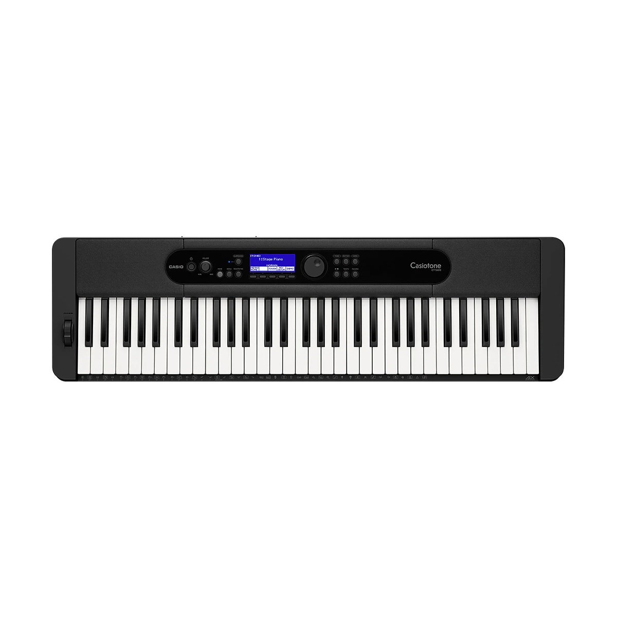 Teclado Casio Casiotone CT-S400 com 61 Teclas Sensitivas - Preto