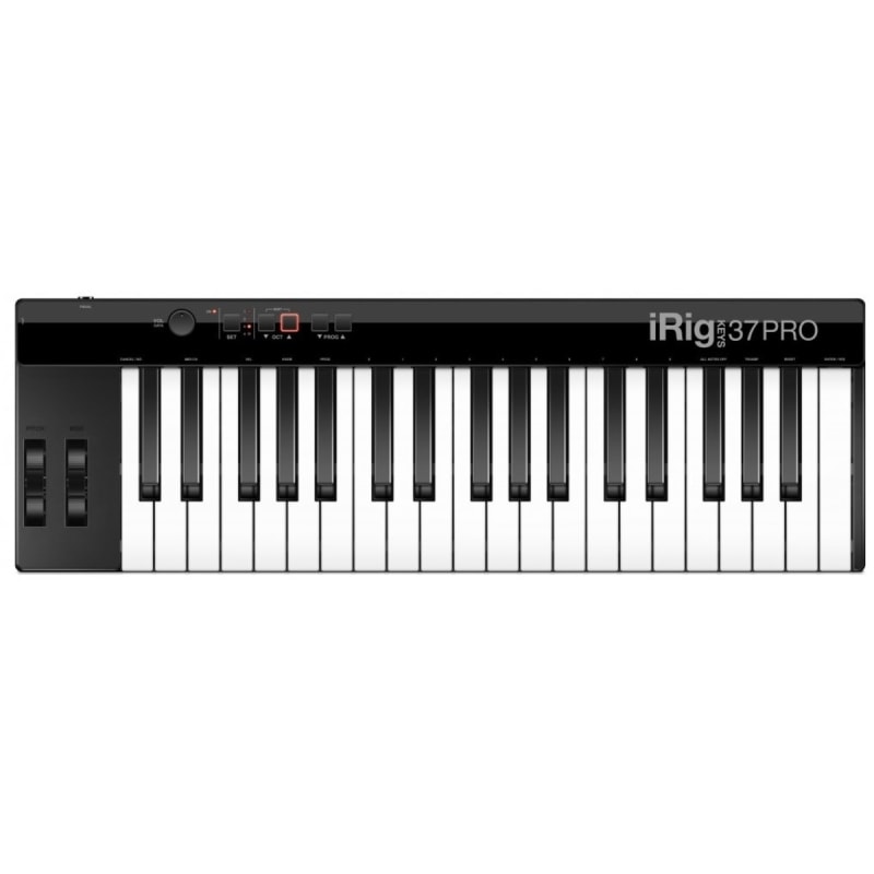 Teclado Controlador Midi USB Irig Keys Pro 37 Teclas Grandes PC e MAC IK Multimedia