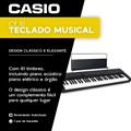 Teclado Musical Casio Casiotone CT-S1 com 61 Teclas Sensitivas - Preto