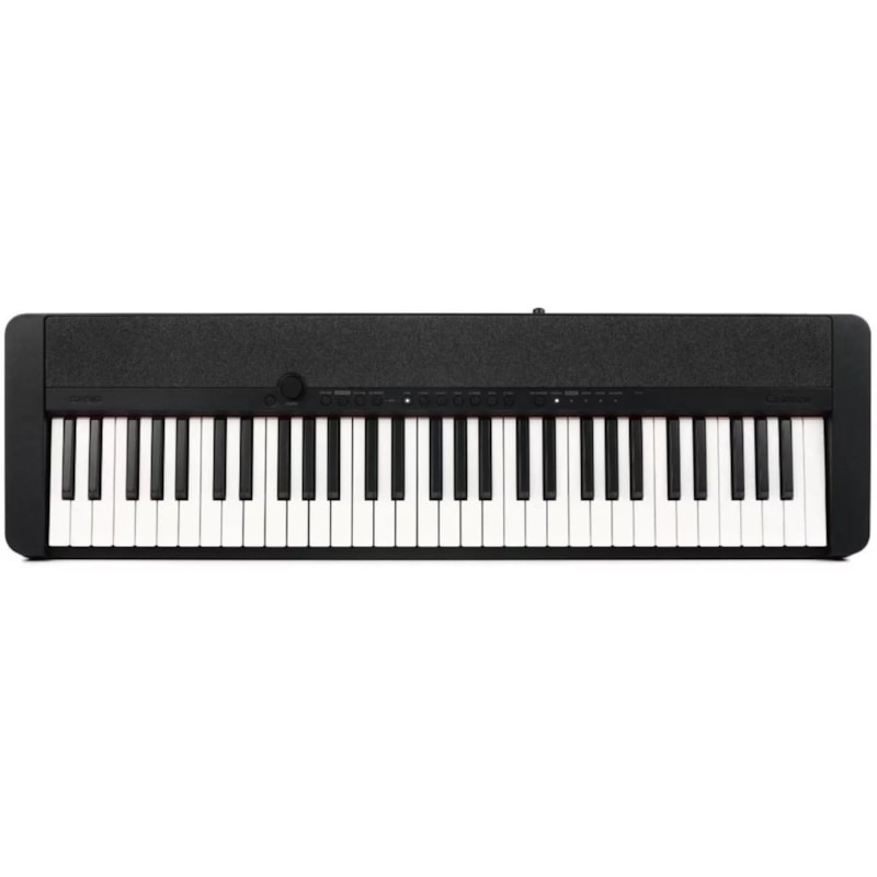 Teclado Musical Casio Casiotone CT-S1 com 61 Teclas Sensitivas - Preto