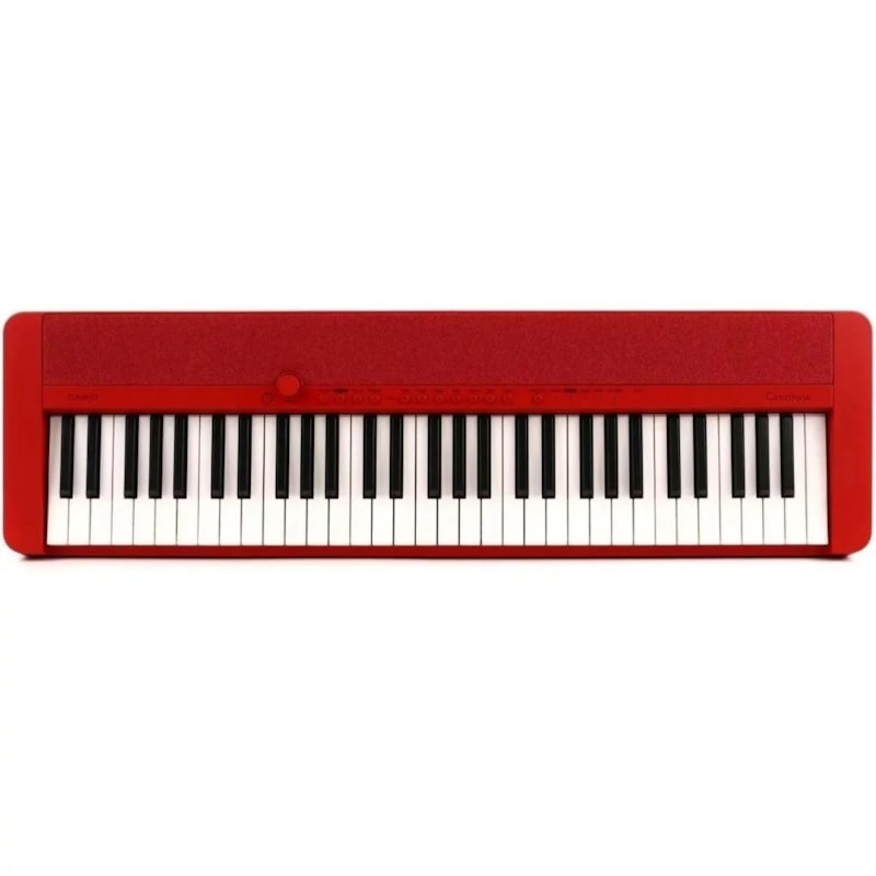 Teclado Musical Casio Casiotone CT-S1 Teclas Sensitivas - Vermelho