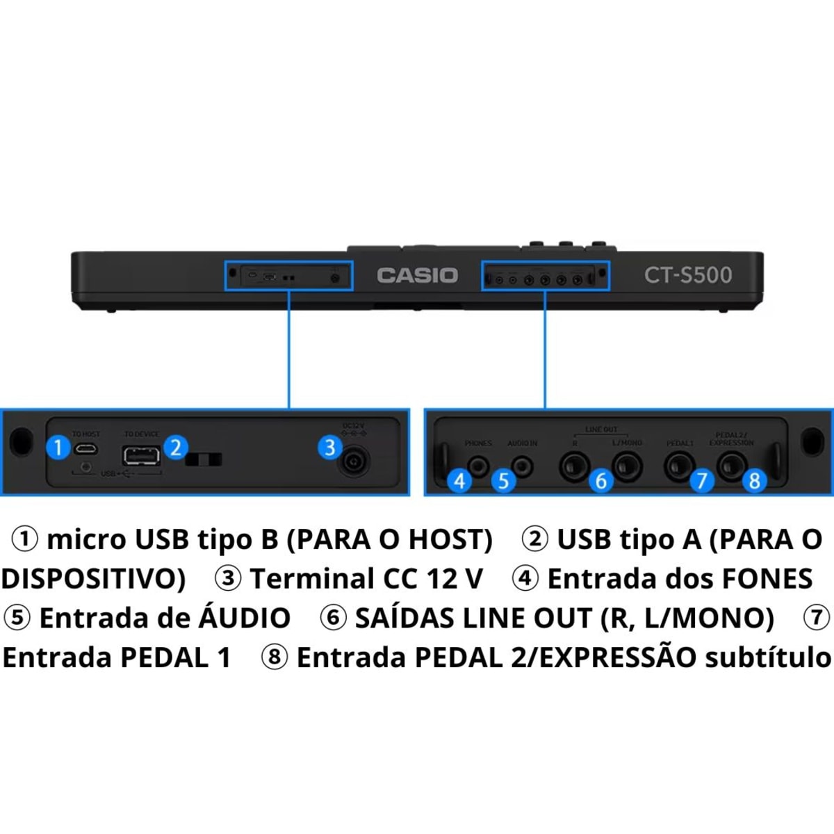 Teclado Musical LK-S250