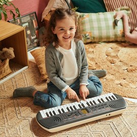 Teclado Portátil Infantil Casio Casiotone SA-81 com 44 Teclas