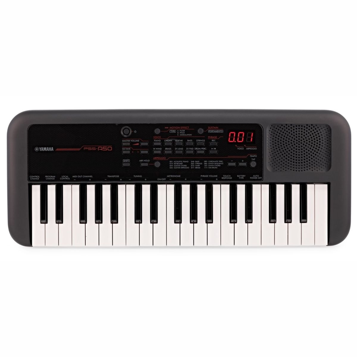 【美品】YAMAHA PSS-A50 Teclado Portátil Yamaha PSS-A50 - Preto