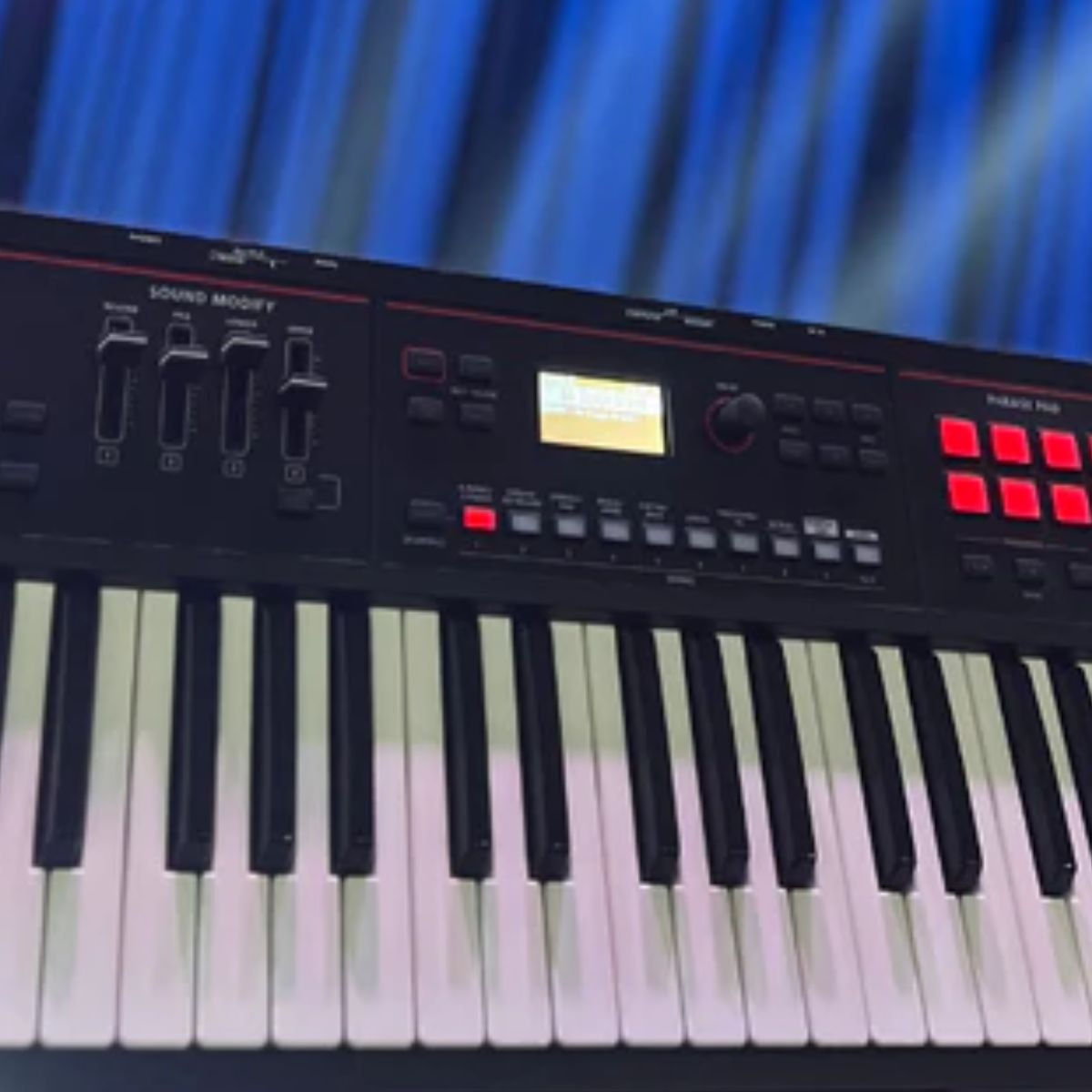 Teclado Sintetizador Yamaha MX61 BK - Preto