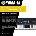 Teclado Yamaha Arranjador PSR-EW310 76 Teclas - Preto