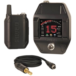 Transmissor com Receptor Sem Fio Pedal e Body Pack GLXD16br Shure Transmissor com Receptor Sem Fio Pedal e Body Pack GLXD16br Shure