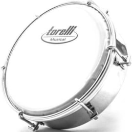 Tt 414 Tamborim 6" Aco Cromado Pele Leitosa Torelli Tt 414 Tamborim 6" Aco Cromado Pele Leitosa Torelli