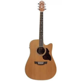 Violão Aço Elétrico Cutaway DE7 com Capa Crafter Violão Aço Elétrico Cutaway DE7 com Capa Crafter