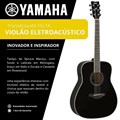Violão Aço Yamaha Transacoustic FG-TA com Reverb e Chorus - Preto