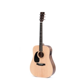 Violão Canhoto Elétrico Folk Dreadnought DMEL Sigma Violão Canhoto Elétrico Folk Dreadnought DMEL Sigma