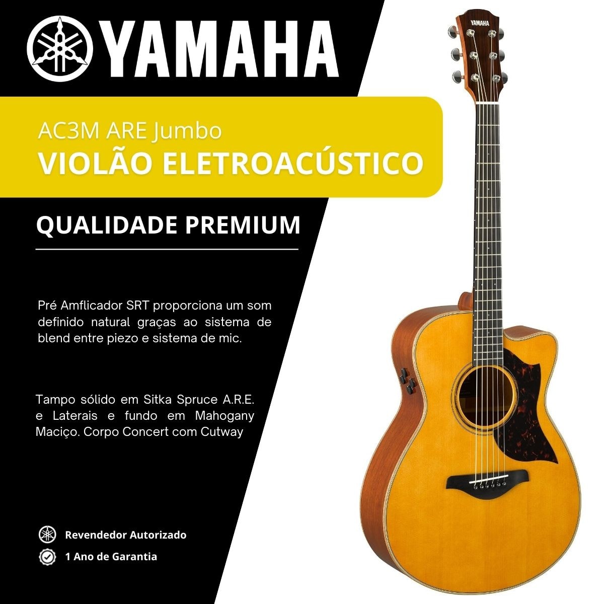 YAMAHA AC3M ARE エレアコ 調整済 YAMAHA ヤマハ AC3M ARE エレクトリック アコースティック