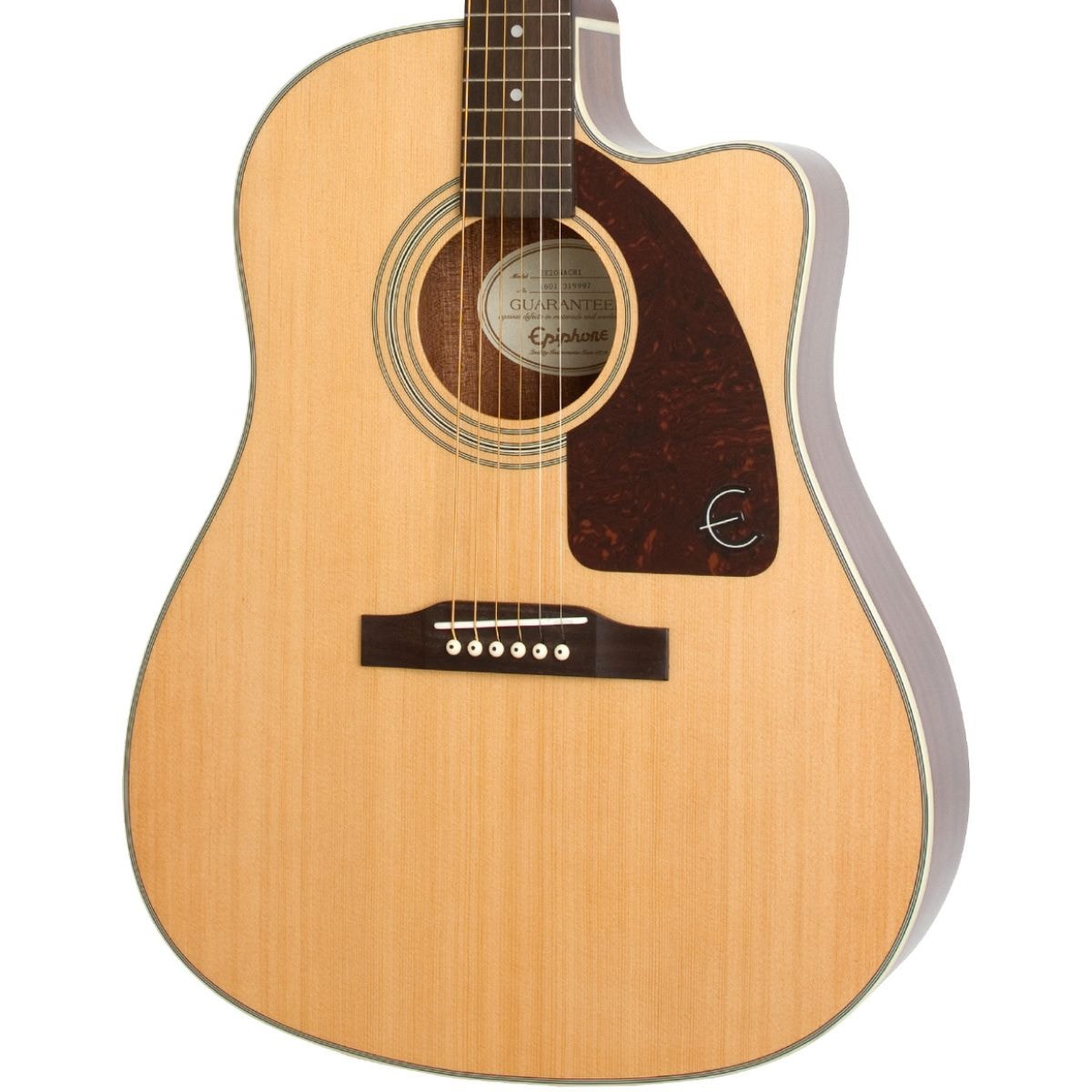 Violão Epiphone Eletroacústico Aço AJ210 CE com Case - Natural