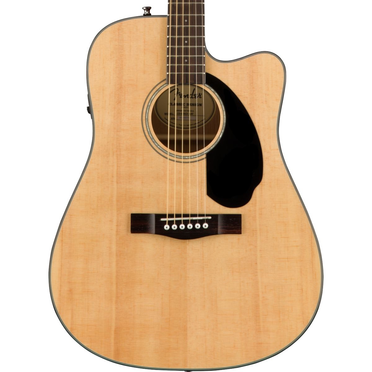 Violão Fender Eletroacústico Aço CD-60 SCE - Natural