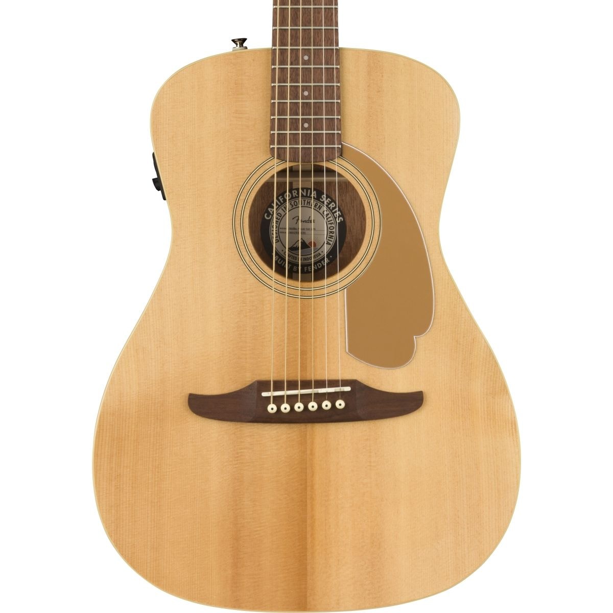 Violão Fender Eletroacústico Aço Malibu Player - Walnut Natural