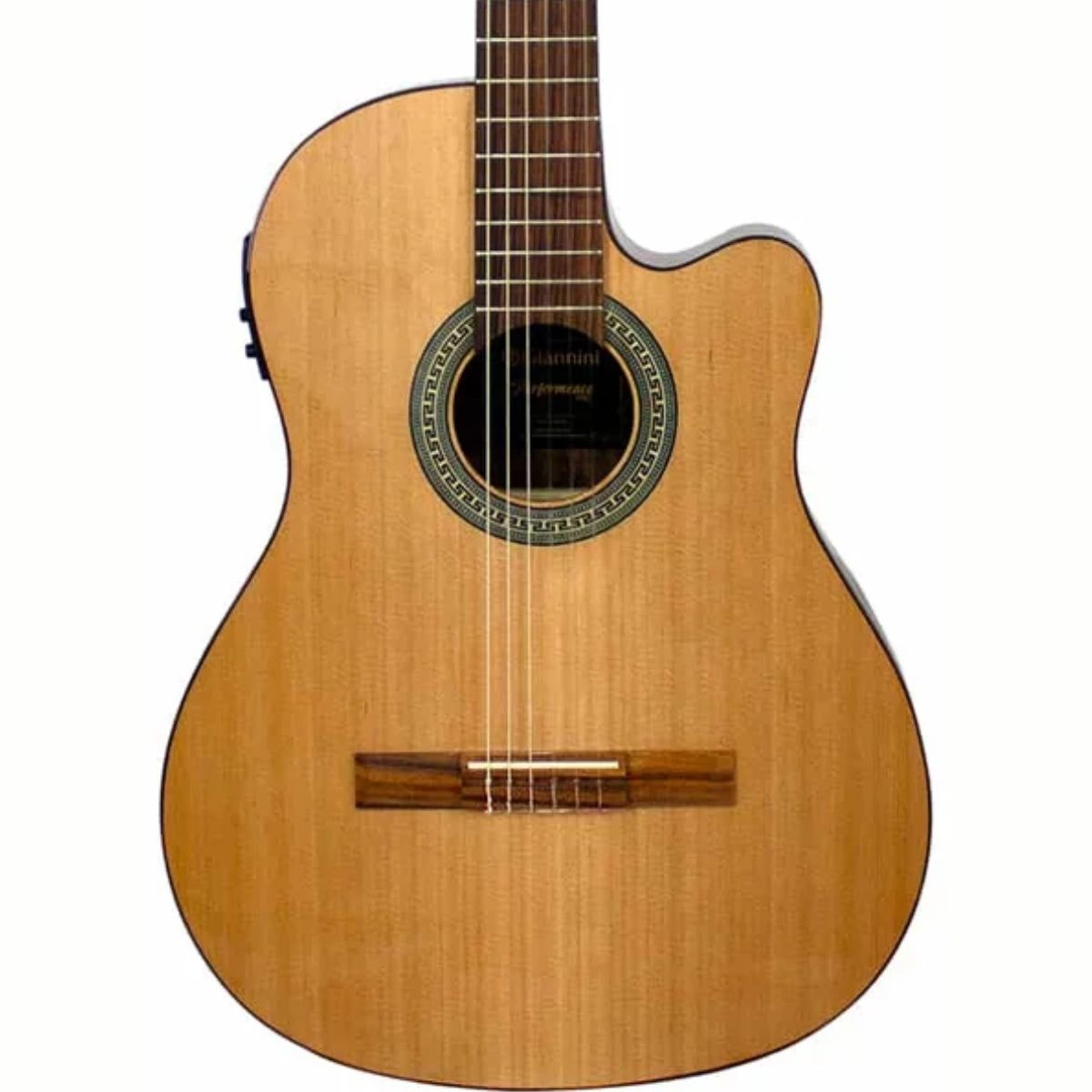 Violão Giannini Eletroacústico Nylon Flat NFLE CEQ N - Natural