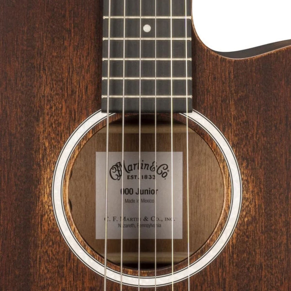 Violão Martin Eletroacústico Aço 000CJR-10E Streetmaster Captação