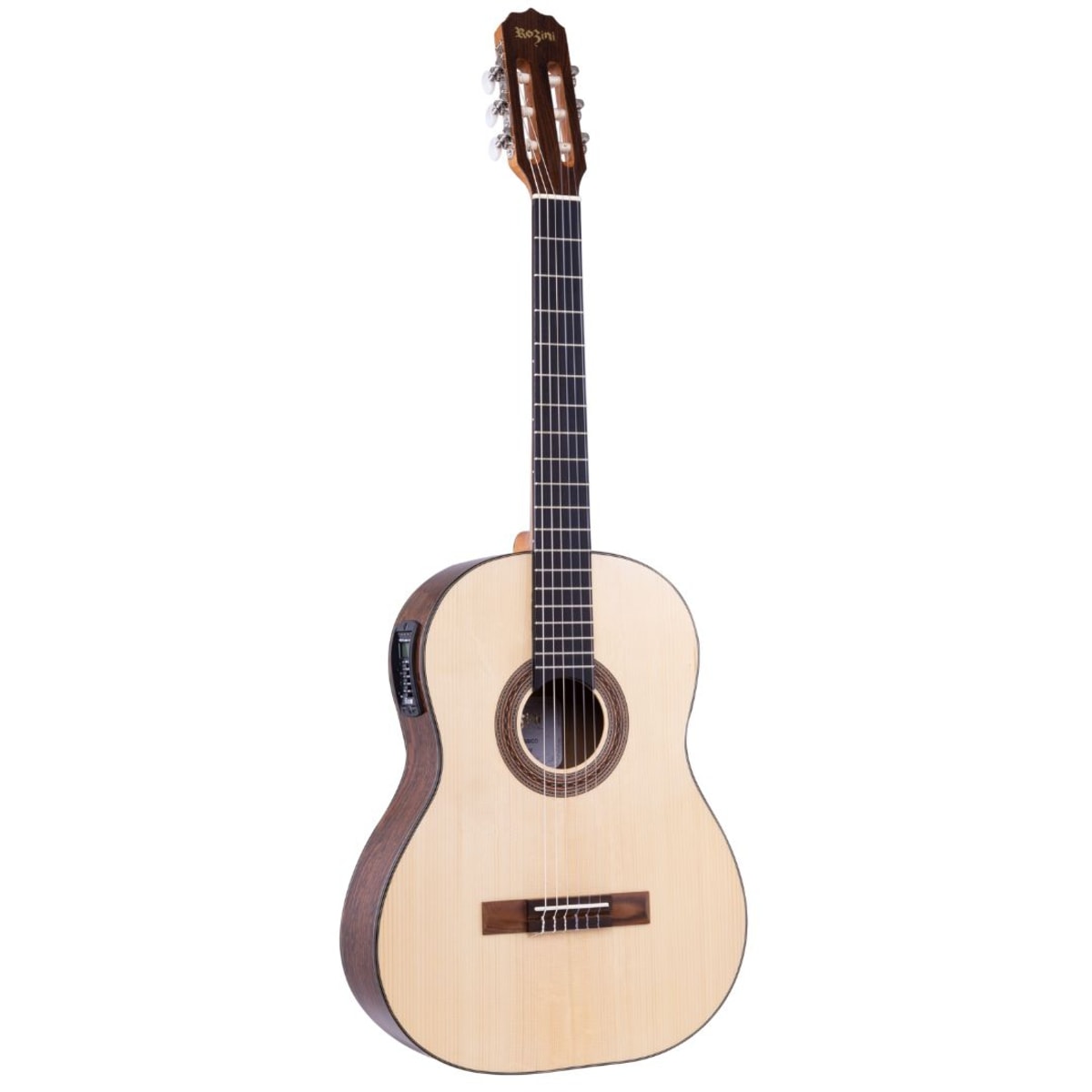 Violão Rozini Eletroacústico Nylon Studio RX-210 ATN LP Jacarandá