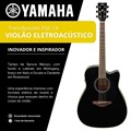 Violão Yamaha Aço TransAcoustic FGC-TA com Reverb e Chorus - Preto