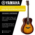 Violão Yamaha Aço Transacoustic FS-TA com Reverb e Chorus - Brown Sunburst