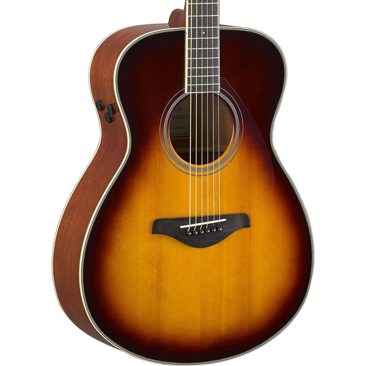 Violão Yamaha Aço Transacoustic FS-TA com Reverb e Chorus - Brown