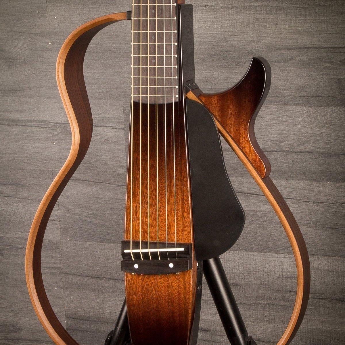 Yamaha SLG200S NT ＋Erixir弦 ＋ capo Violão Yamaha Elétrico Aço Silent SLG200S - Natural