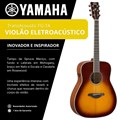 Violão Yamaha Transacoustic Aço FG-TA - Brown Sunburst